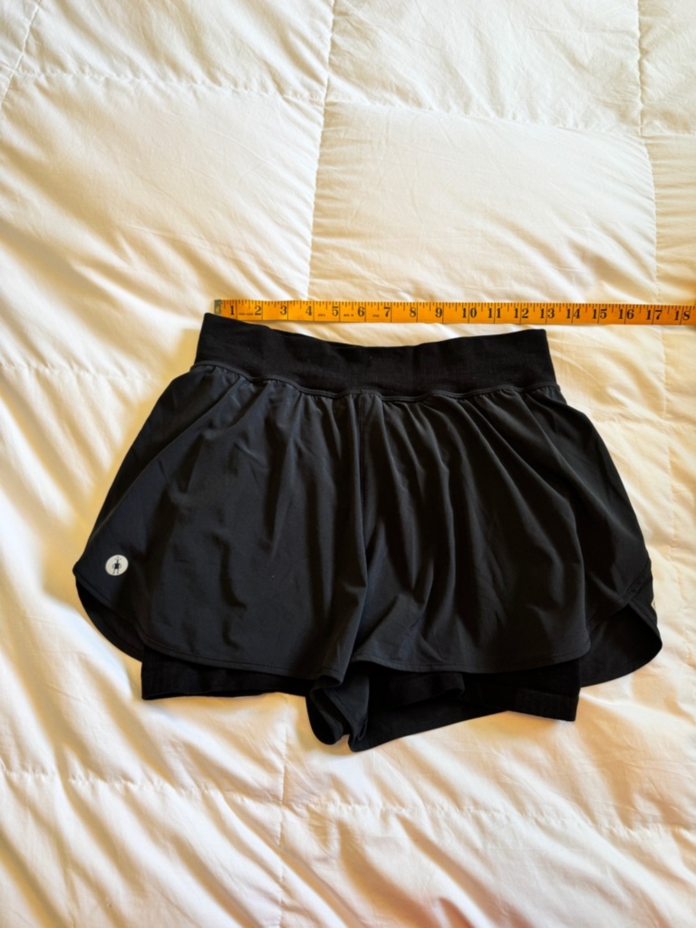 Smartwool Black Women’s Athletic shorts with Built-In Liner
